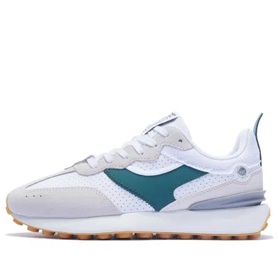 Li-ning Cosmos Classic Trainers Retro Walking Shoes 'white Beige Teal'
