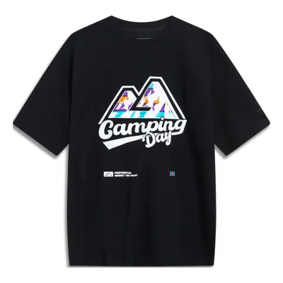 Li-ning Counterflow Camping Day Graphic T-shirt 'black'