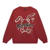 Li-ning Counterflow Cartoon Rabbit Graphic Sweatshirt 'red' In Burgundy