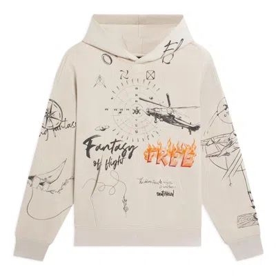 Li-ning Counterflow Graphic Sweatshirt 'beige' In Multi