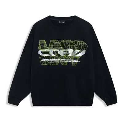 Li-ning Counterflow Graphic Sweatshirt 'black'