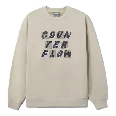 Li-ning Counterflow Graphic Sweatshirt 'grey' In White