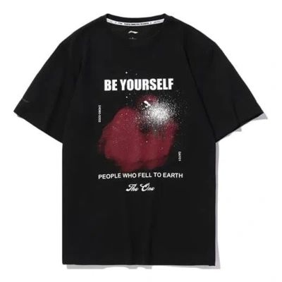 Li-ning Counterflow Graphic T-shirt 'black'