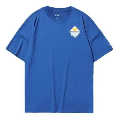 Li-ning Counterflow Graphic T-shirt 'blue'