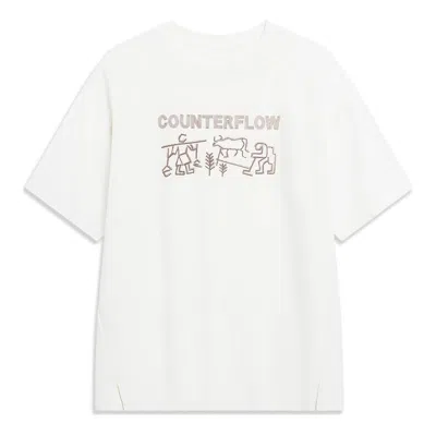 Li-ning Counterflow Graphic T-shirt 'white'