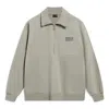 Li-ning Counterflow Triple Logo Half Zip Sweatshirt 'grey' In Gray