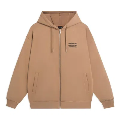 Li-ning Counterflow Triple Logo Hooded Jacket 'brown' In Neutral