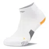 Li-ning Cushion Ankle Socks 'white Yellow' In Multi