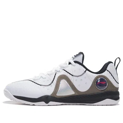 Li-ning Double Shadow Table Tennis Shoes 'standard White Black'