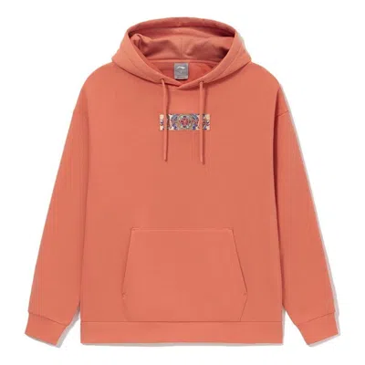 Li-ning Embroidered Logo Hoodie 'orange'
