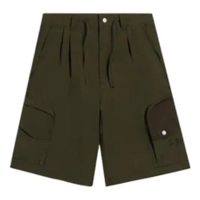 Li-ning Embroidered Logo Shorts 'dark Olive Green'