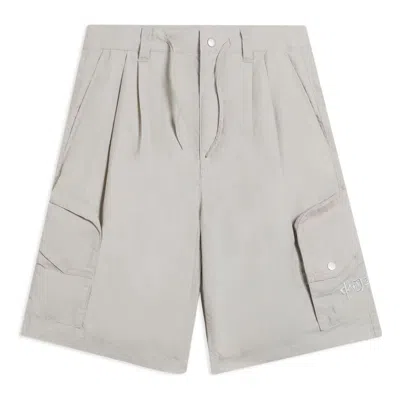 Li-ning Embroidered Logo Shorts 'grey' In Gray
