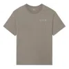 Li-ning Embroidery Logo T-shirt 'taupe' In Gray
