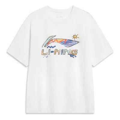 Li-ning Essential Logo T-shirt 'white Multi'