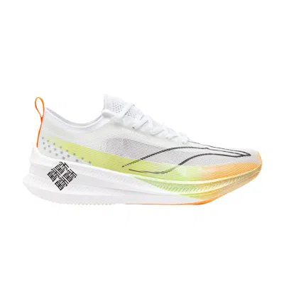 Pre-owned Li-ning Feidian 3 Elite 'white Orange Green' | Men's Size 5