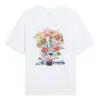 Li-ning Floral Cartoon Graphic Loose Fit T-shirt 'white'
