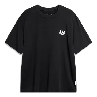 Li-ning Floral Graphic T-shirt 'black'