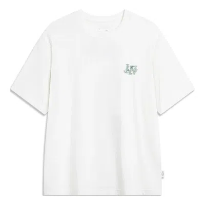 Li-ning Floral Graphic T-shirt 'white'