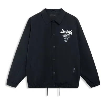 Li-ning Graphic Coach Jacket 'black'