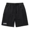 Li-ning Graphic Knit Shorts 'black' In Black