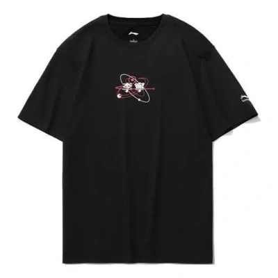 Li-ning Graphic Loose Fit Short Sleeve T-shirt 'black'