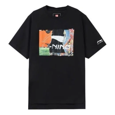 Li-ning Graphic Loose Fit T-shirt 'black'