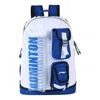 Li-ning Graphic Multi Pocket Badminton Backpack 'white Blue'