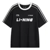 Li-ning Graphic Soccer T-shirt 'black White'