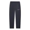 Li-ning Graphic Straight Sweatpants 'dark Grey' In Black