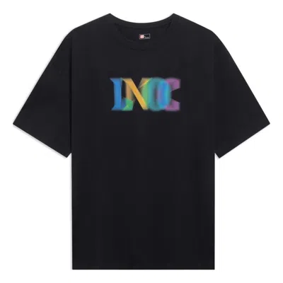 Li-ning Graphic T-shirt 'black' In Blue