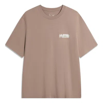 Li-ning Graphic T-shirt 'light Brown'