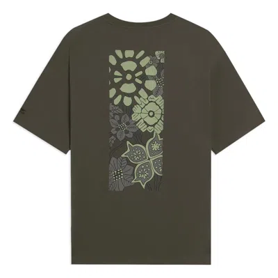 Li-ning Graphic T-shirt 'olive Green'