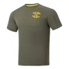 Li-ning Graphic Training T-shirt 'military Green' In Brown