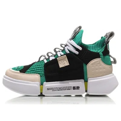 Li-ning (gs)  Wade Essence 2 Ace X Paris Fashion Week 'black Green' In Multi