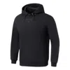 Li-ning Gym Series Solid Color Loose Hoodie 'black' In Blue