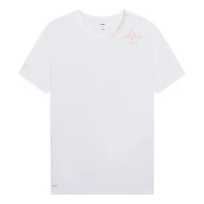 Li-ning Hoops Buckets Graphic T-shirt 'white'