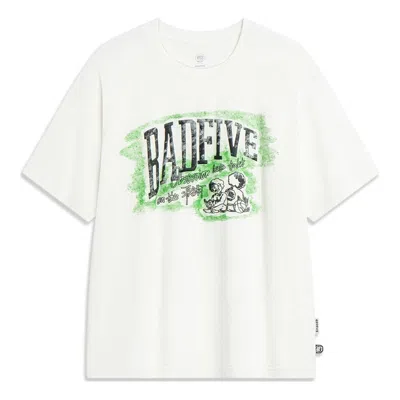 Li-ning Hoops Cartoon Graphic T-shirt 'white'