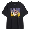Li-ning Hoops Comics Graphic T-shirt 'black' In Multi