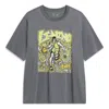 Li-ning Hoops Comics Graphic T-shirt 'smoke Grey' In Gray