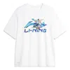 Li-ning Hoops Comics Graphic T-shirt 'white'