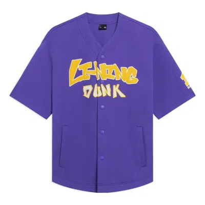 Li-ning Hoops Graphic Loose Fit Shirt 'purple'