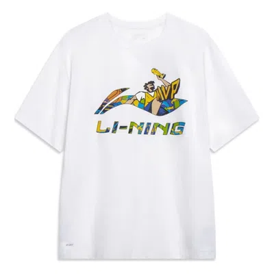Li-ning Hoops Graphic T-shirt 'white'