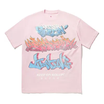 Li-ning Keep On Rollin Graphic T-shirt 'pink'