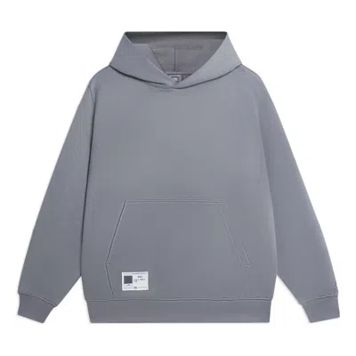 Li-ning Label Logo Hoodie 'grey' In Gray