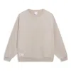 Li-ning Lifestyle Cotton Crew Neck Sweatshirt 'light Brown' In Neutral