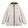 Li-ning Lifestyle Puffer Jacket 'light Grey' In White