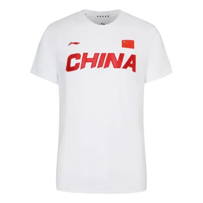 Li-ning Lifestyle Sportswear Premium Tee 'white Red'