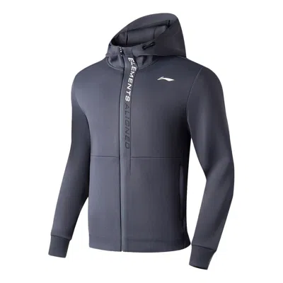 Li-ning Lifestyle Training Jacket 'grey' In Black