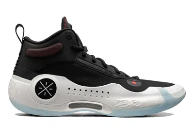 Pre-owned Li-ning Lining Way Of Wade 10 Announcement Sneakers In Black/white/red In Multi