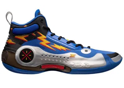 Pre-owned Li-ning Lining Way Of Wade 10 Element Thunder And Lightning Sneakers In Crystal Blue